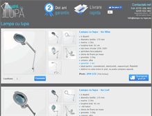 Tablet Screenshot of lampa-cu-lupa.eu